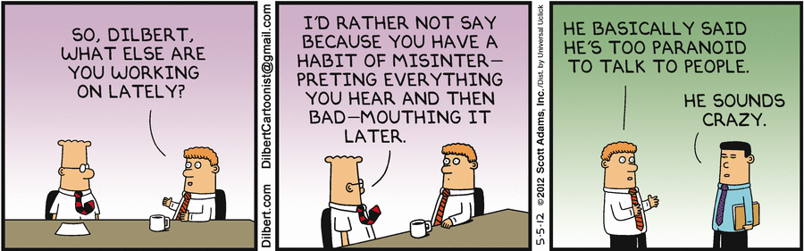 Dilbert Cartoon